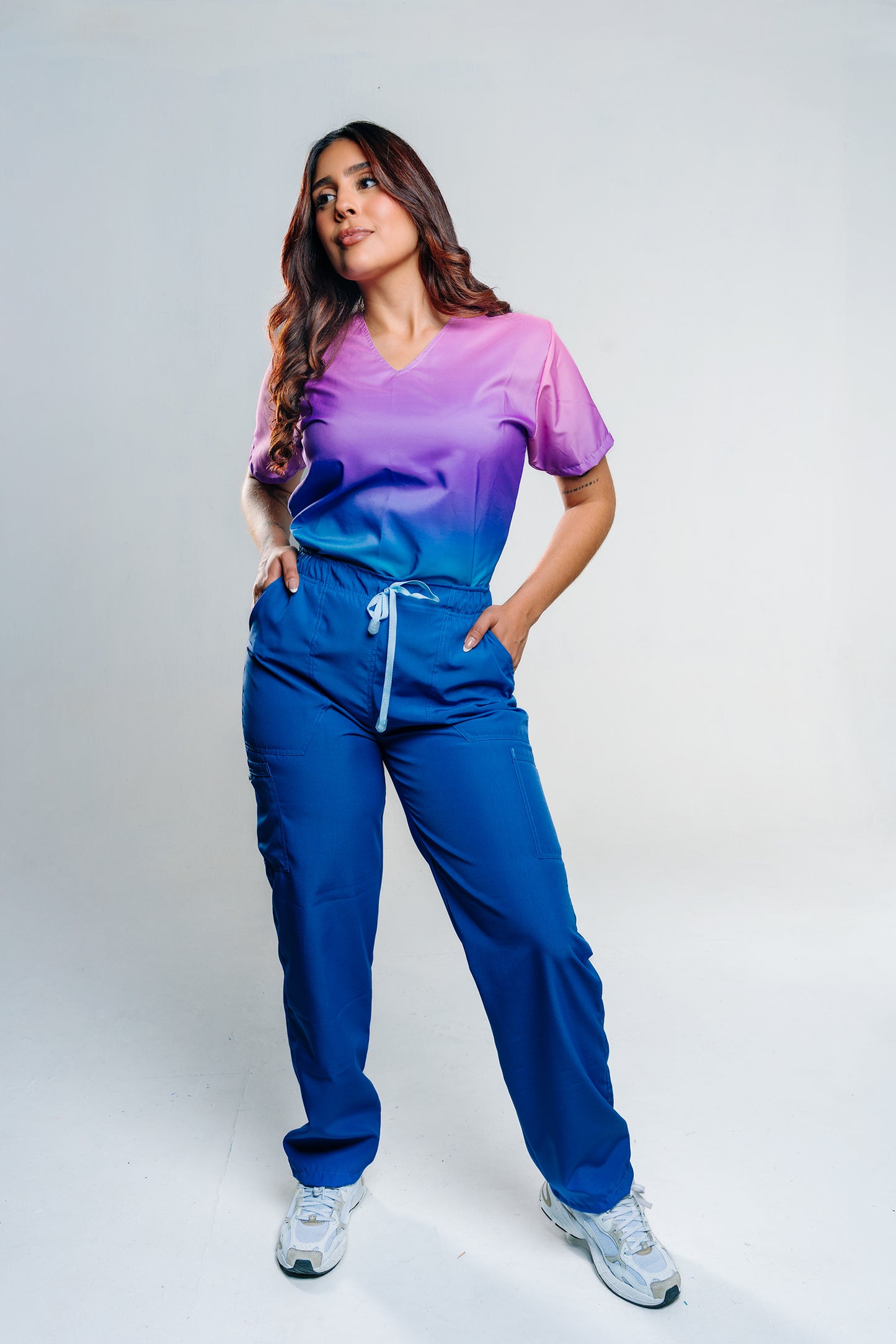 UNIFORME ANTIFLUIDO DAMA  GALAXY  DEGRADE